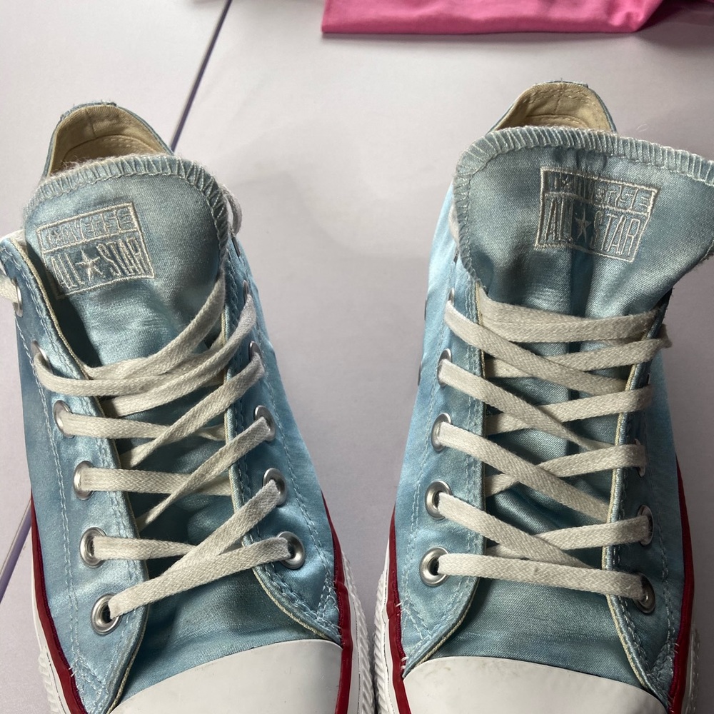 CONVERSE BABY BLUE SILK SIZE 8